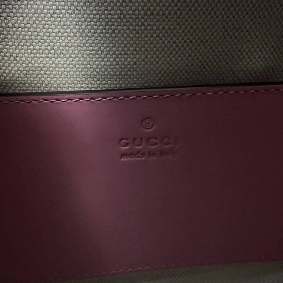 Gucci Small Pink Bamboo Leather Backpack - Picture 12 of 12